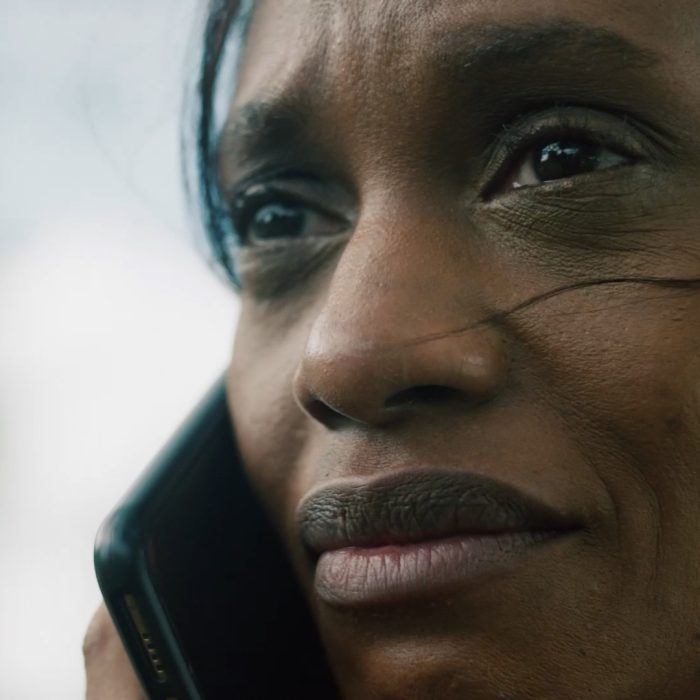 women distressed on phone