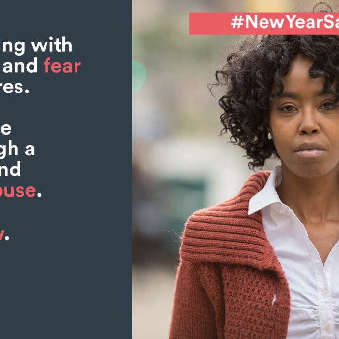 Image of a woman #NewYearSameFear