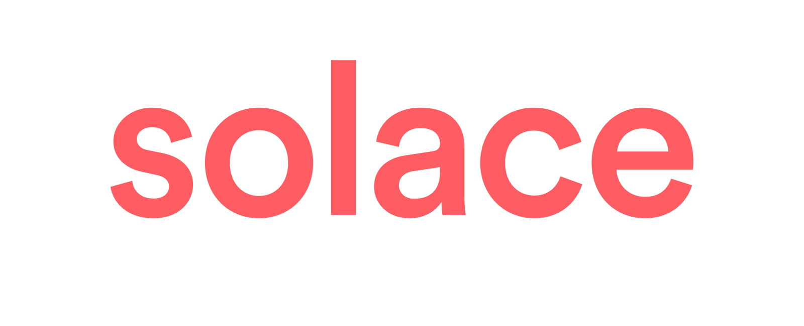 Solace logo white